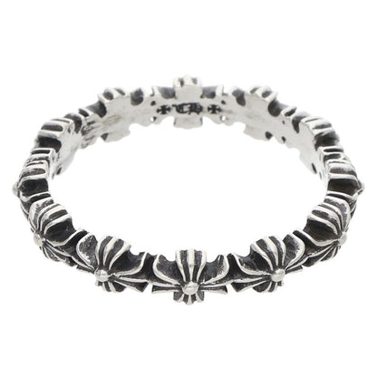 Chrome Hearts Tiny E CH Plus Band Silver Ring Size ONE SIZE