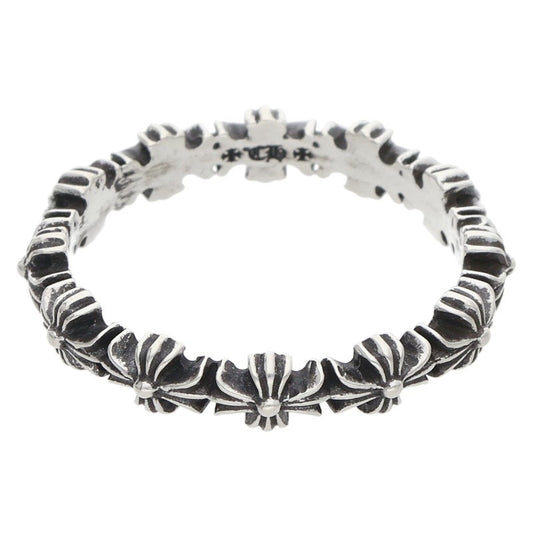 Chrome Hearts Tiny E CH Plus Band Silver Ring Size ONE SIZE