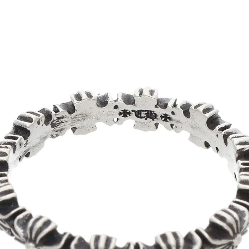 Chrome Hearts Tiny E CH Plus Band Silver Ring Size ONE SIZE