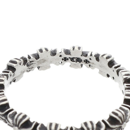 Chrome Hearts Tiny E CH Plus Band Silver Ring Size ONE SIZE