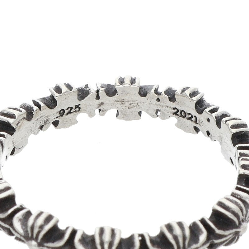 Chrome Hearts Tiny E CH Plus Band Silver Ring Size ONE SIZE