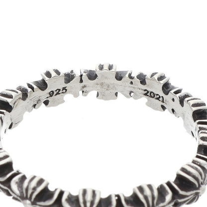 Chrome Hearts Tiny E CH Plus Band Silver Ring Size ONE SIZE