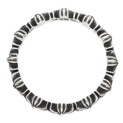 Chrome Hearts Tiny E CH Plus Band Silver Ring Size ONE SIZE