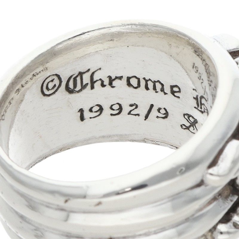 Chrome Hearts Dagger Silver Ring Size US 7.5