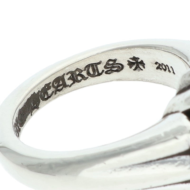 Chrome Hearts CUTOUT CH PLS SML Silver Ring Size ONE SIZE