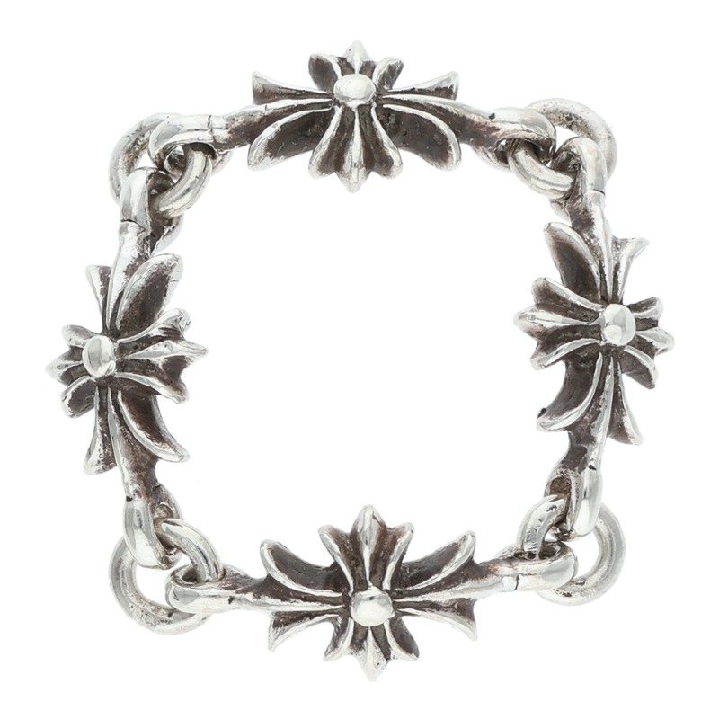 Chrome Hearts RING TNY E CH PLS Silver Ring Size US 6.5
