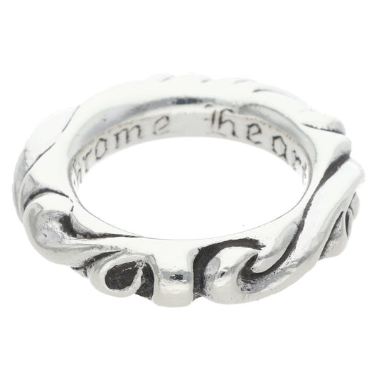 Chrome Hearts SCRL BAND Silver Ring Size ONE SIZE