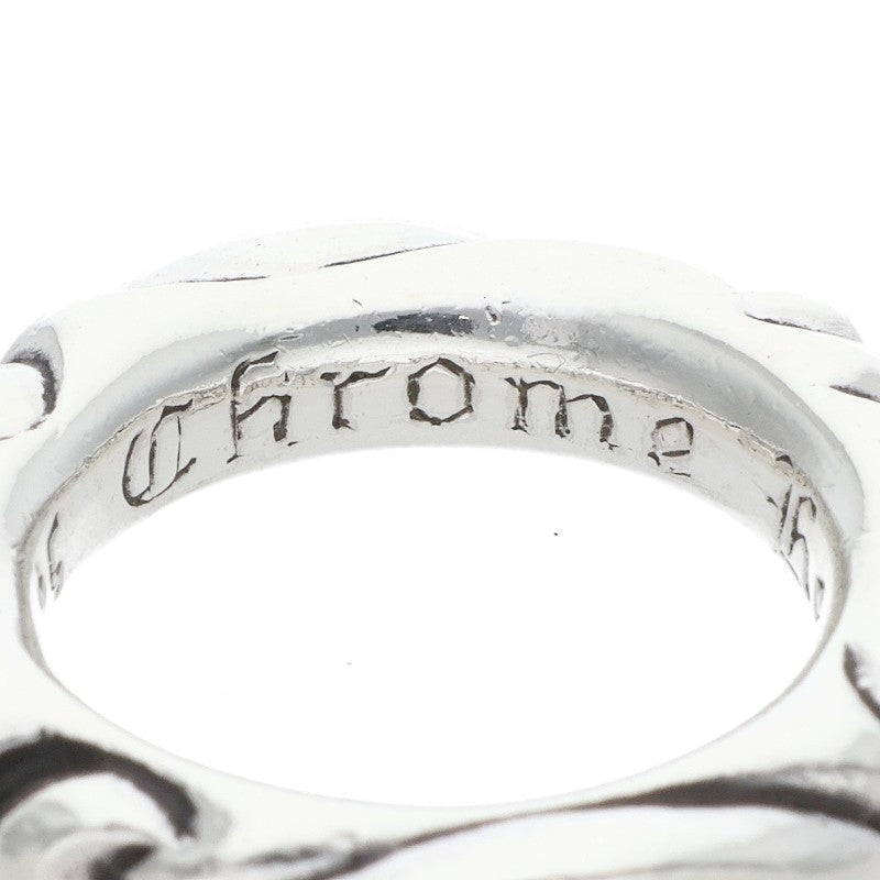 Chrome Hearts SCRL BAND Silver Ring Size US 4