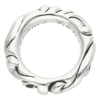Chrome Hearts SCRL BAND Silver Ring Size US 4