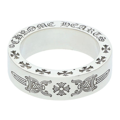 Chrome Hearts 6mm Spacer Dagger Silver Ring Size US 6