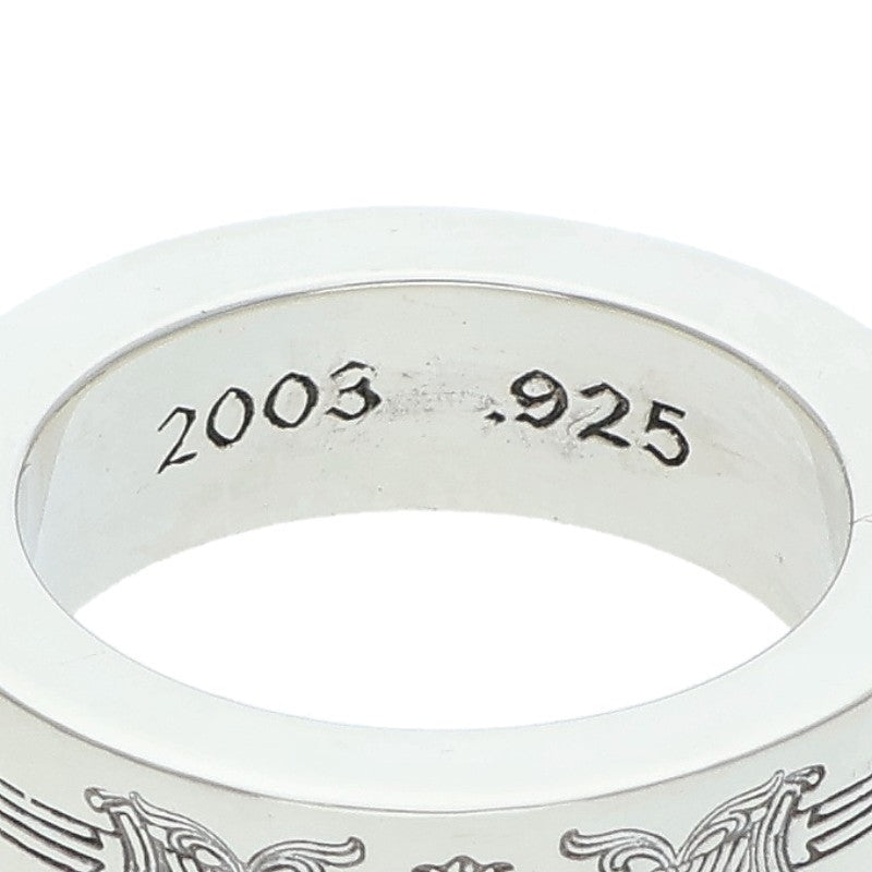 Chrome Hearts 6mm Spacer Dagger Silver Ring Size US 6