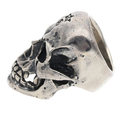 GABOR R-12 Large Skull w/ Jaw 2nd Gen Silver Size ONE SIZE