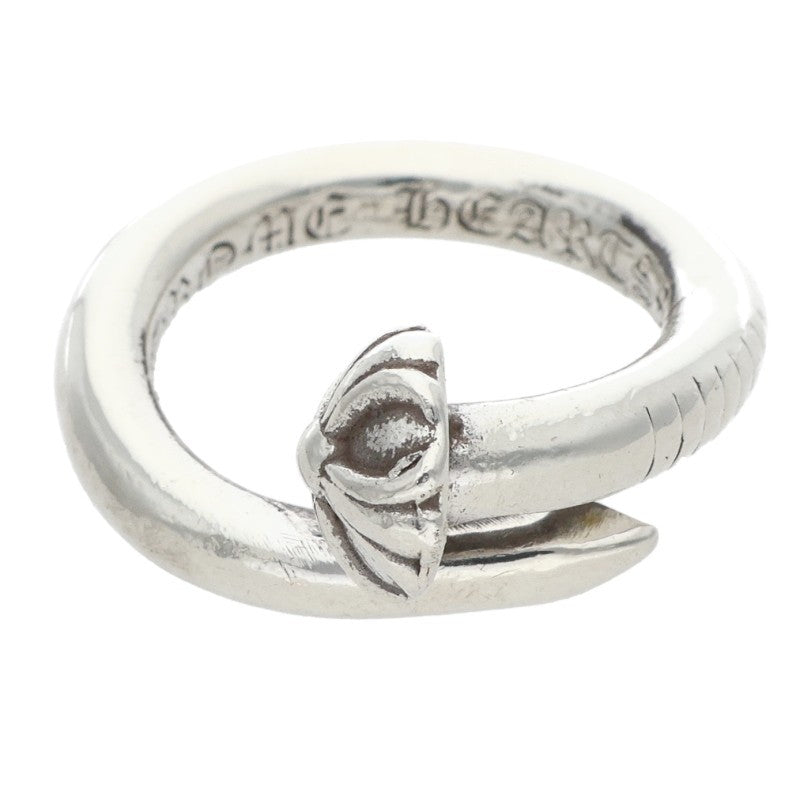 Chrome Hearts NAIL CRSBALL Silver Ring Size US 4