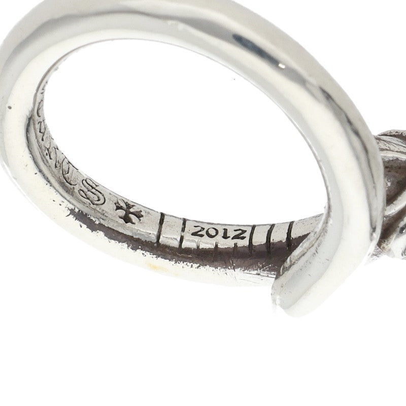 Chrome Hearts NAIL CRSBALL Silver Ring Size US 4