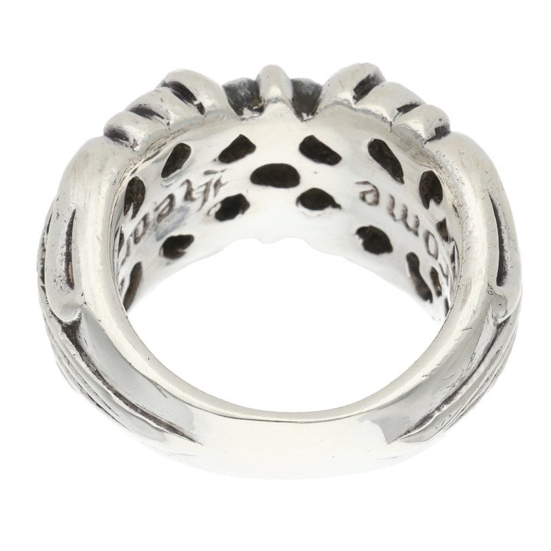 Chrome Hearts K&T Silver Ring Size US 7.5