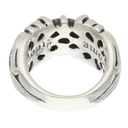 Chrome Hearts K&T Silver Ring Size US 7.5