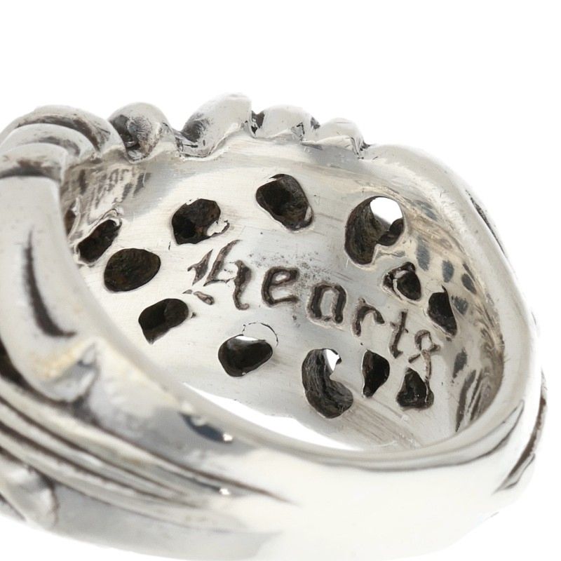 Chrome Hearts K&T Silver Ring Size US 7.5
