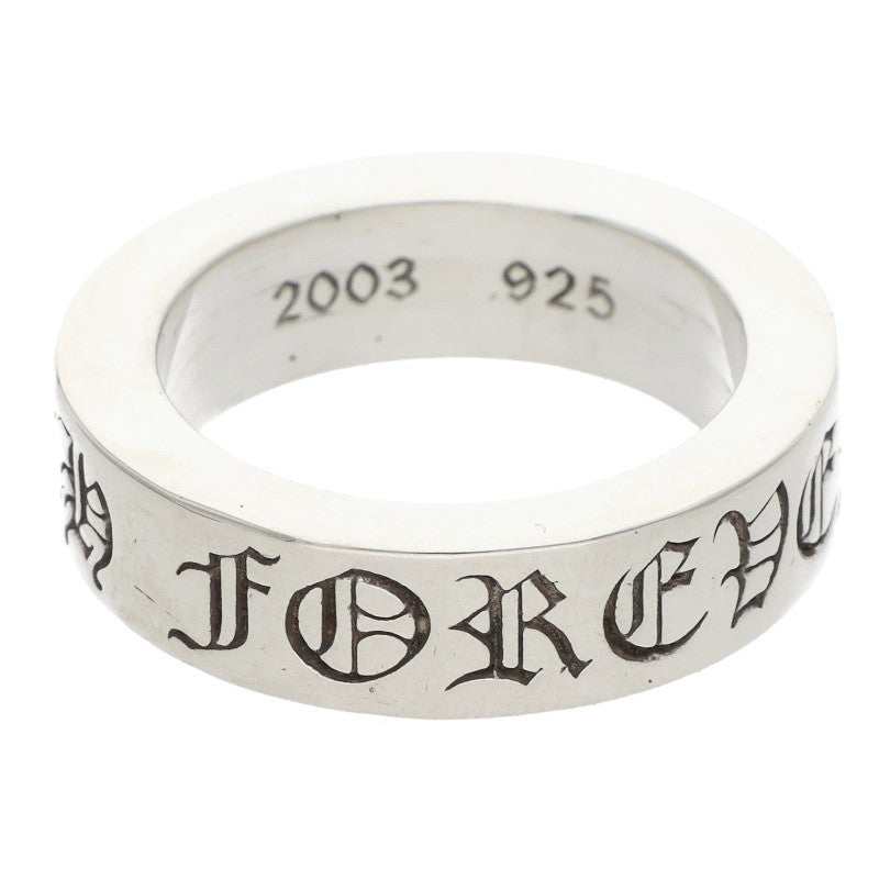 Chrome Hearts 6mm Spacer Forever Silver Ring Size JP 12