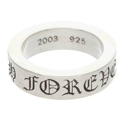 Chrome Hearts 6mm Spacer Forever Silver Ring Size JP 12