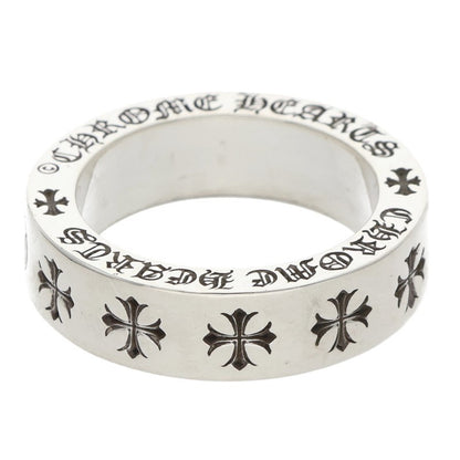 Chrome Hearts 6mm Spacer Forever Silver Ring Size JP 12