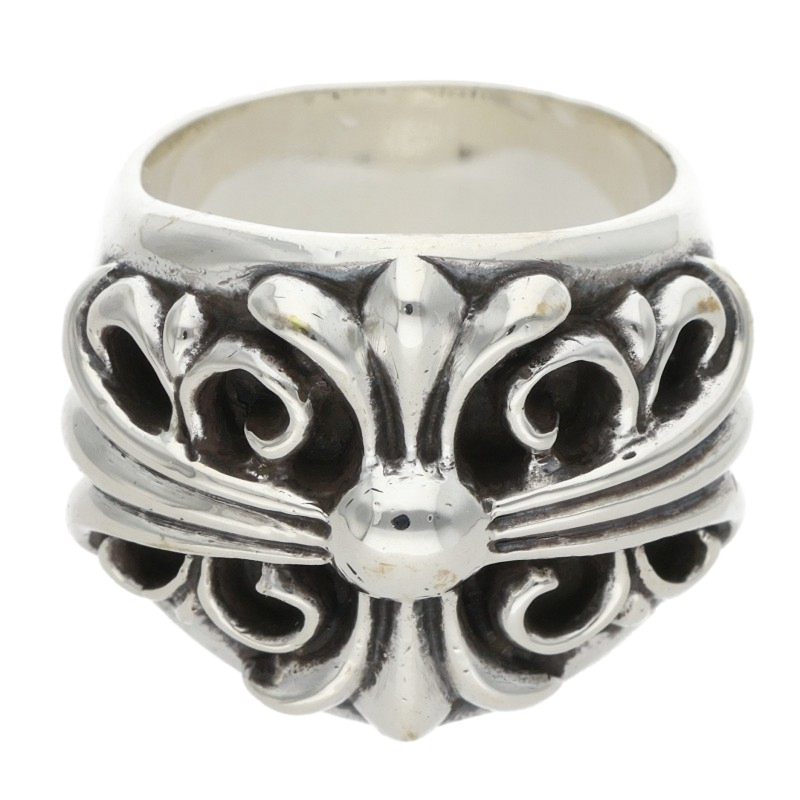 Chrome Hearts KEEPER Sterling Silver Ring Size US 7