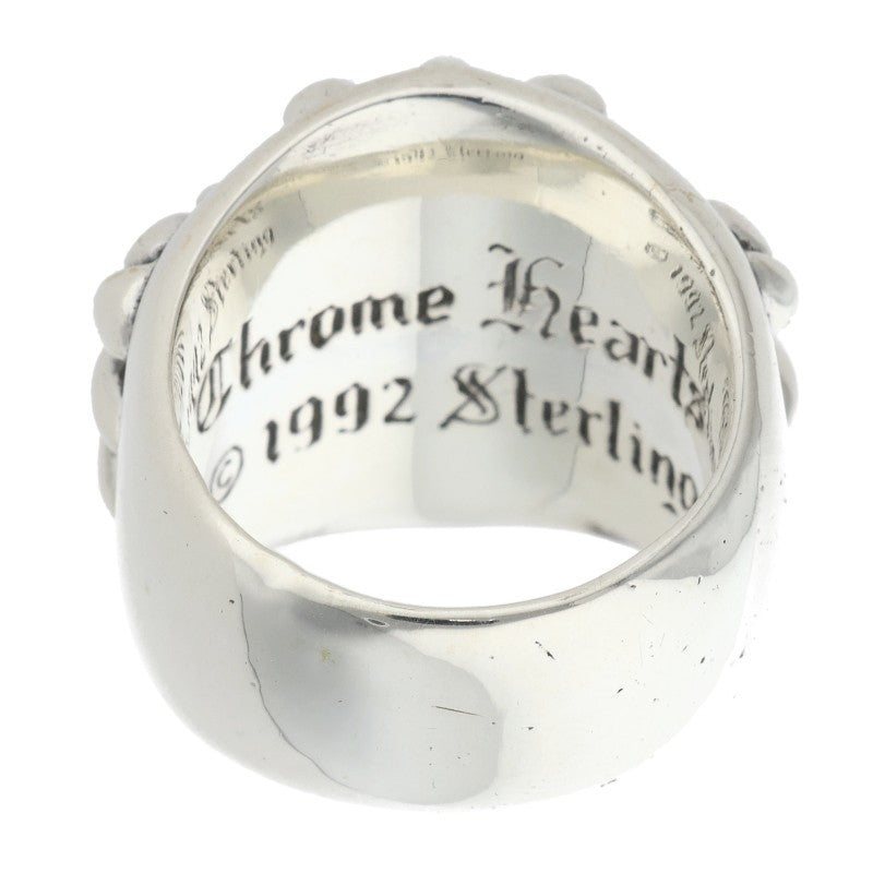 Chrome Hearts KEEPER Sterling Silver Ring Size US 7