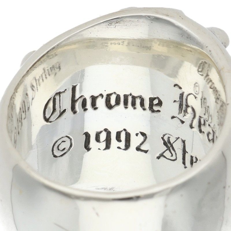 Chrome Hearts KEEPER Sterling Silver Ring Size US 7