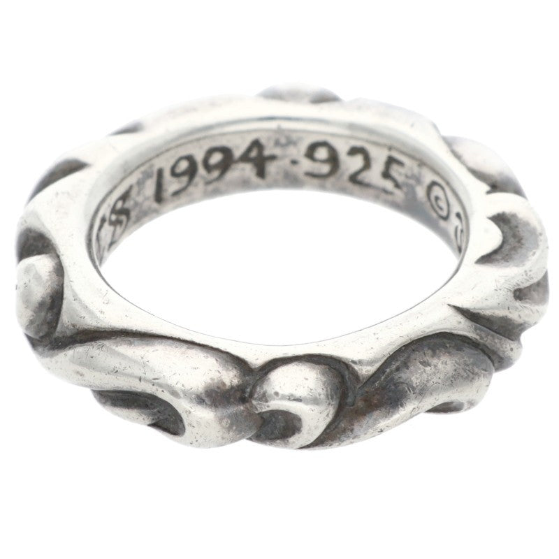 Chrome Hearts SCRL BAND Silver Ring Size ONE SIZE