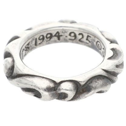 Chrome Hearts SCRL BAND Silver Ring Size ONE SIZE