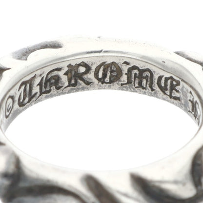 Chrome Hearts SCRL BAND Silver Ring Size ONE SIZE
