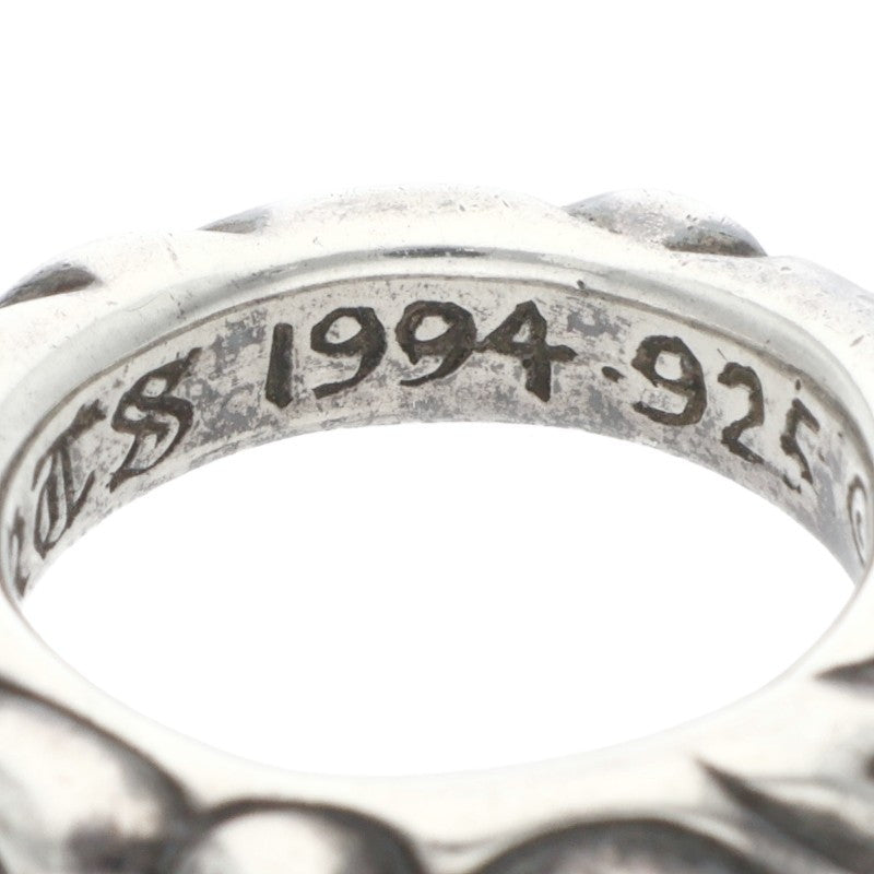 Chrome Hearts SCRL BAND Silver Ring Size ONE SIZE