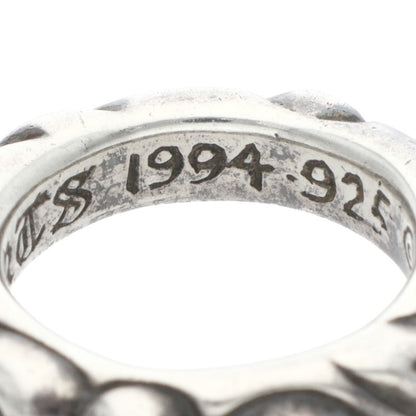 Chrome Hearts SCRL BAND Silver Ring Size ONE SIZE