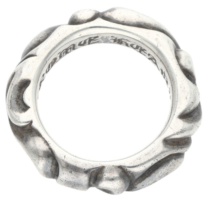 Chrome Hearts SCRL BAND Silver Ring Size ONE SIZE