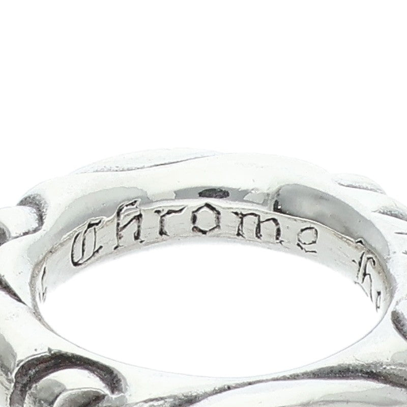 Chrome Hearts SCRL BAND Ring Silver Size 6.5 (Silver 7.87g)