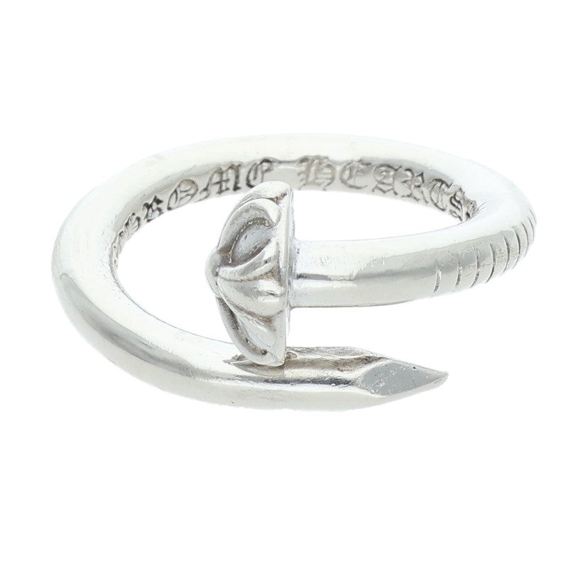 Chrome Hearts NAIL CRSBALL Silver Ring Size US 5