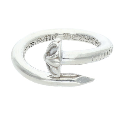 Chrome Hearts NAIL CRSBALL Silver Ring Size US 5