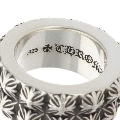 Chrome Hearts PETE PUNK DOUBLE ROW Silver Ring Size ONE SIZE