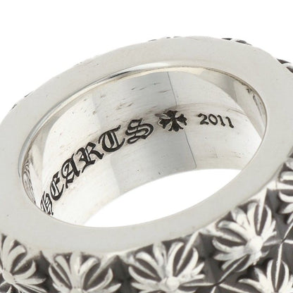 Chrome Hearts PETE PUNK DOUBLE ROW Silver Ring Size ONE SIZE