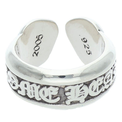 Chrome Hearts SM SCROLL LABEL Ring Silver (Silver 7.75g)
