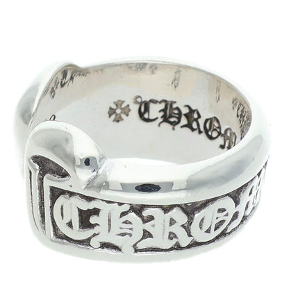 Chrome Hearts SM SCROLL LABEL Ring Silver (Silver 7.75g)