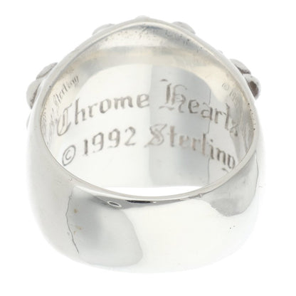 Chrome Hearts Keeper Sterling Silver Ring Size ONE SIZE
