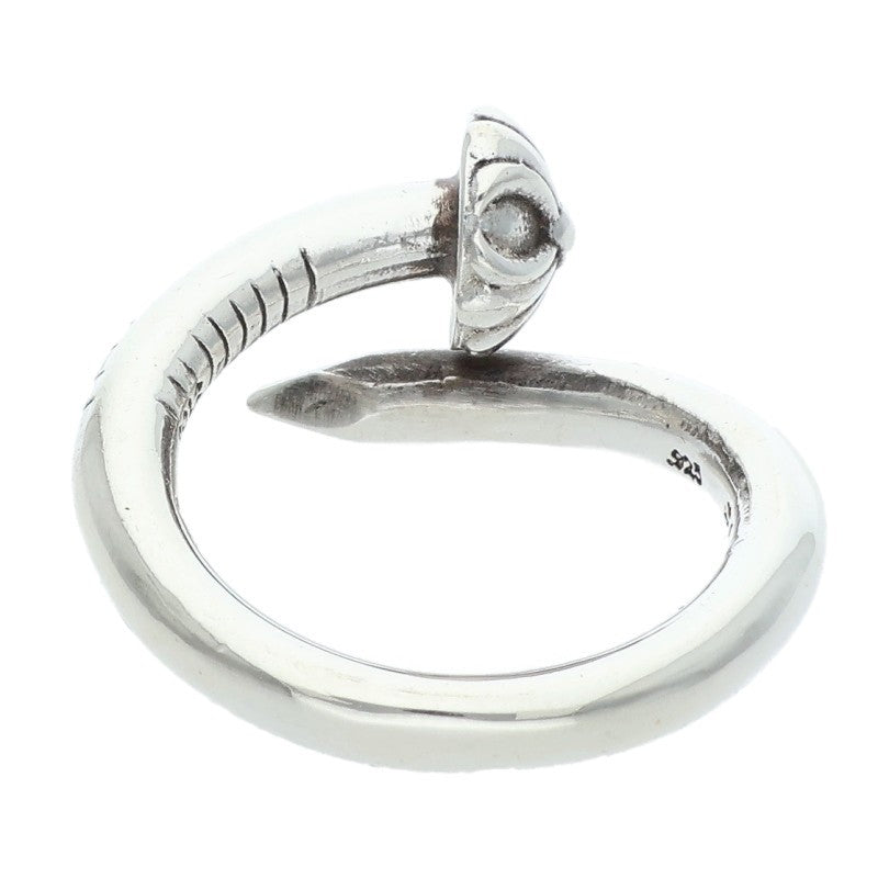 Chrome Hearts NAIL CRSBALL 925 Silver Ring Size US 6.5