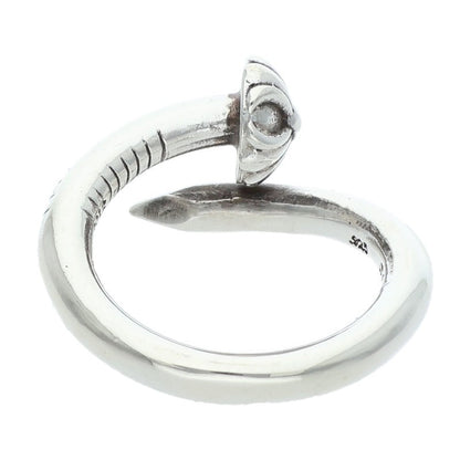 Chrome Hearts NAIL CRSBALL 925 Silver Ring Size US 6.5