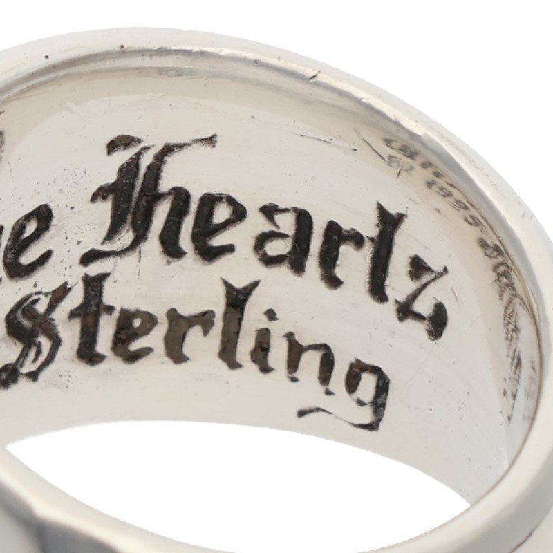Chrome Hearts HEART IN BAND Sterling Silver Size ONE SIZE