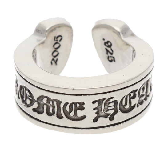 Chrome Hearts LG SCROLL LABEL Ring Silver (Silver 12g)