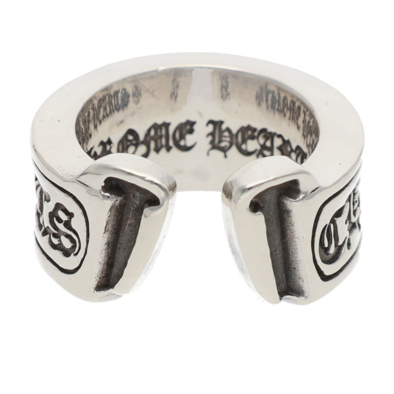 Chrome Hearts LG SCROLL LABEL Ring Silver (Silver 12g)