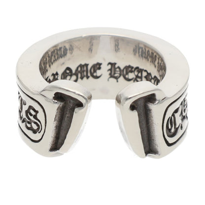 Chrome Hearts LG SCROLL LABEL Ring Silver (Silver 12g)