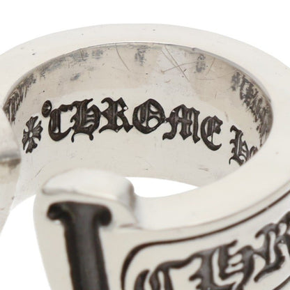 Chrome Hearts LG SCROLL LABEL Ring Silver (Silver 12g)