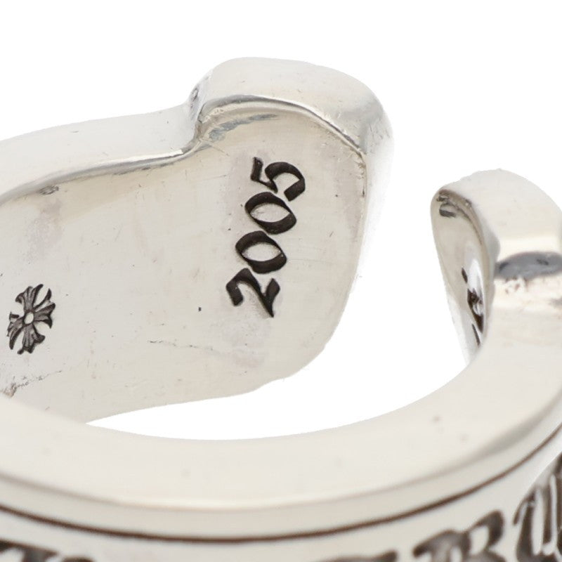 Chrome Hearts LG SCROLL LABEL Ring Silver (Silver 12g)