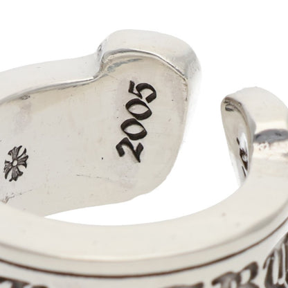 Chrome Hearts LG SCROLL LABEL Ring Silver (Silver 12g)